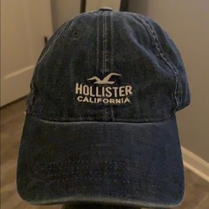 Denim Hollister hat